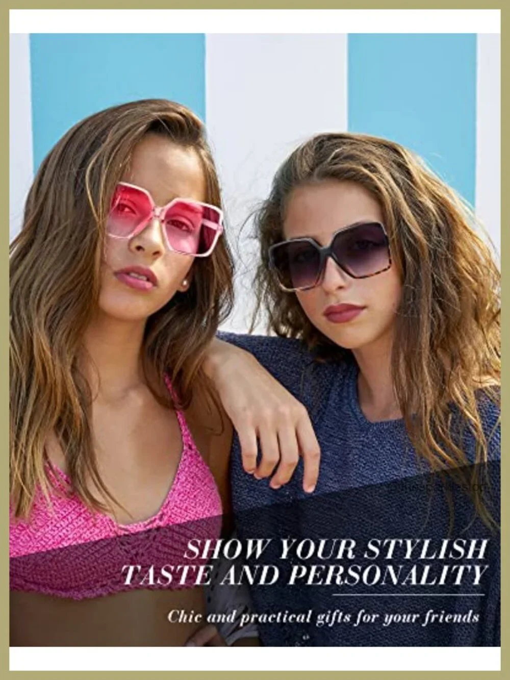 12 Pairs Oversized Square Sunglasses for Women Polycarbonate Lenses